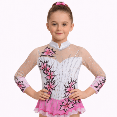 Acro/Rhythmic Gymnastics leotard/Ice skating dress/Tap/Dance costume/Twirling
