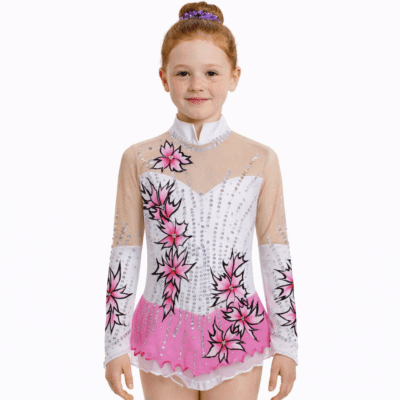 Acro/Rhythmic Gymnastics leotard/Ice skating dress/Tap/Dance costume/Twirling