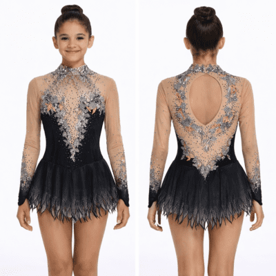 Rhythmic gymnastics leotard/Acrobatics Ice skating Dress/Twirling/Dance/Tap