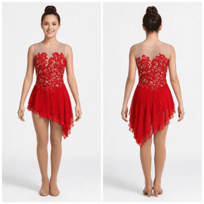 Ice figure skating dress/Spanish/Tap Costume Dance Latino leotard Made to fit