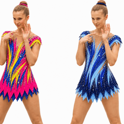 Acrobatics Rhythmic skirted gymnastics leotard