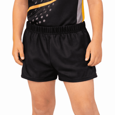 Boys Black Lycra Leotard Shorts for Gymnastics/Dance