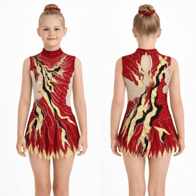 Rhythmic Gymnastics Leotard RG Acro/Ice skating dress Tap Costume Acrobatic