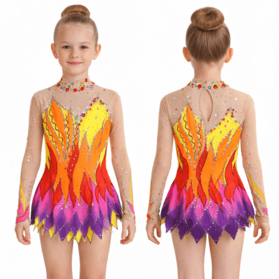 Rhythmic Gymnastics Leotard RG Acro/Ice skating dress Tap Costume Acrobatic