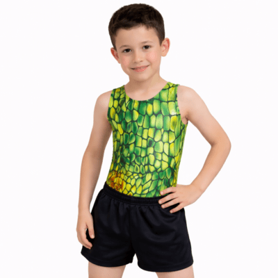 Reptile Boys Gymnastics Leotard - Shorts also available