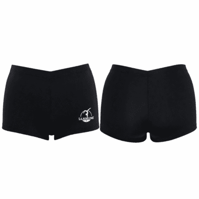 Paddies Girls Black Lycra Padded Gymnastics Shorts for bars