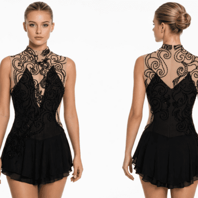 32" Age 13+ Ice Figure Test Skating dress/Dance leotard Baton Twirling Costume