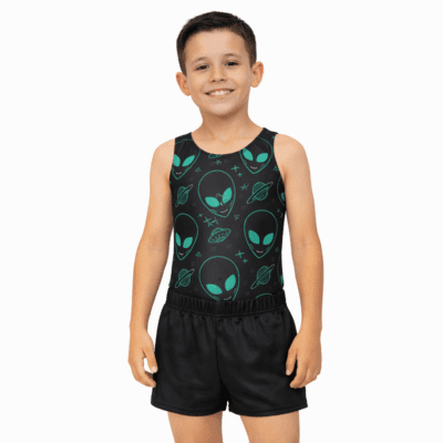 Alien Boys Gymnastics Leotard - Shorts also available