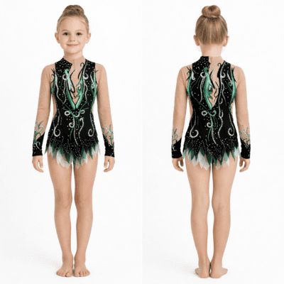 Rhythmic Gymnastics Leotard Acro/Ice skating dress Tap Costume Twirling Dance RG