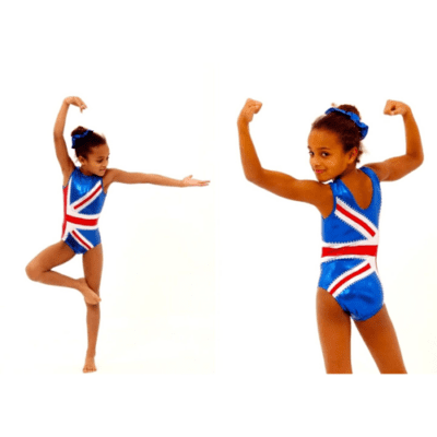Bling on the Flag UK/GB Girls Gymnastics Dance leotard