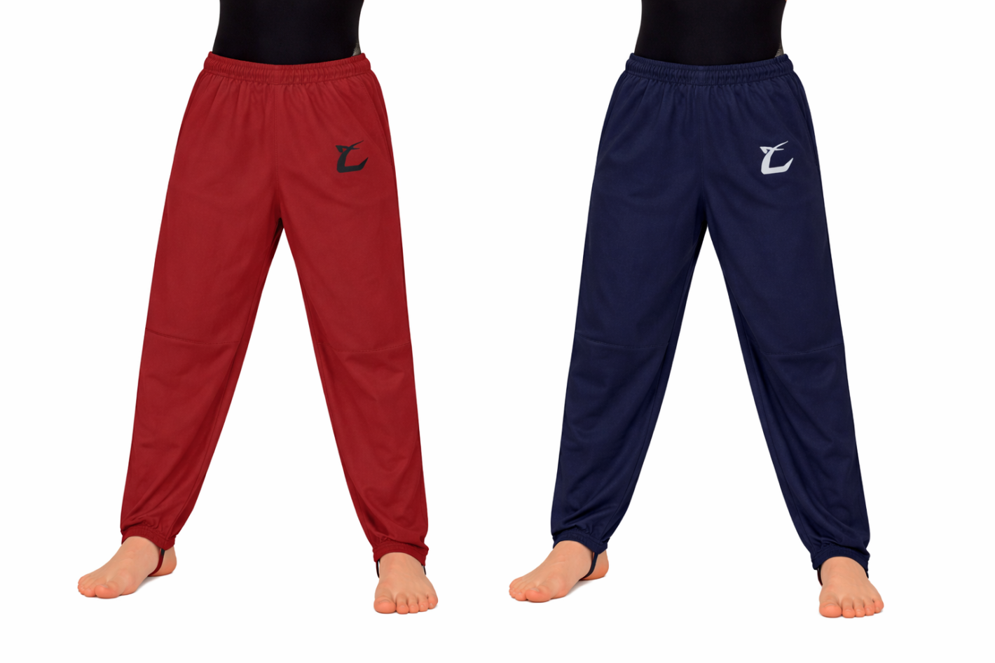 Boys/Mens Gymnastics Trampoline Pants Stirrups Longs trousers