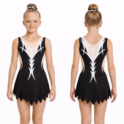 Eclipse Girls Skirted Gymnastics Acro Competition leotard Rhythmic Aerobics