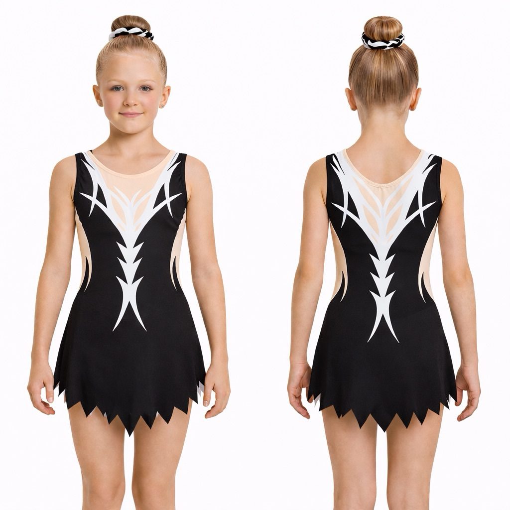 Eclipse Girls Skirted Gymnastics Acro Competition leotard Rhythmic Aerobics