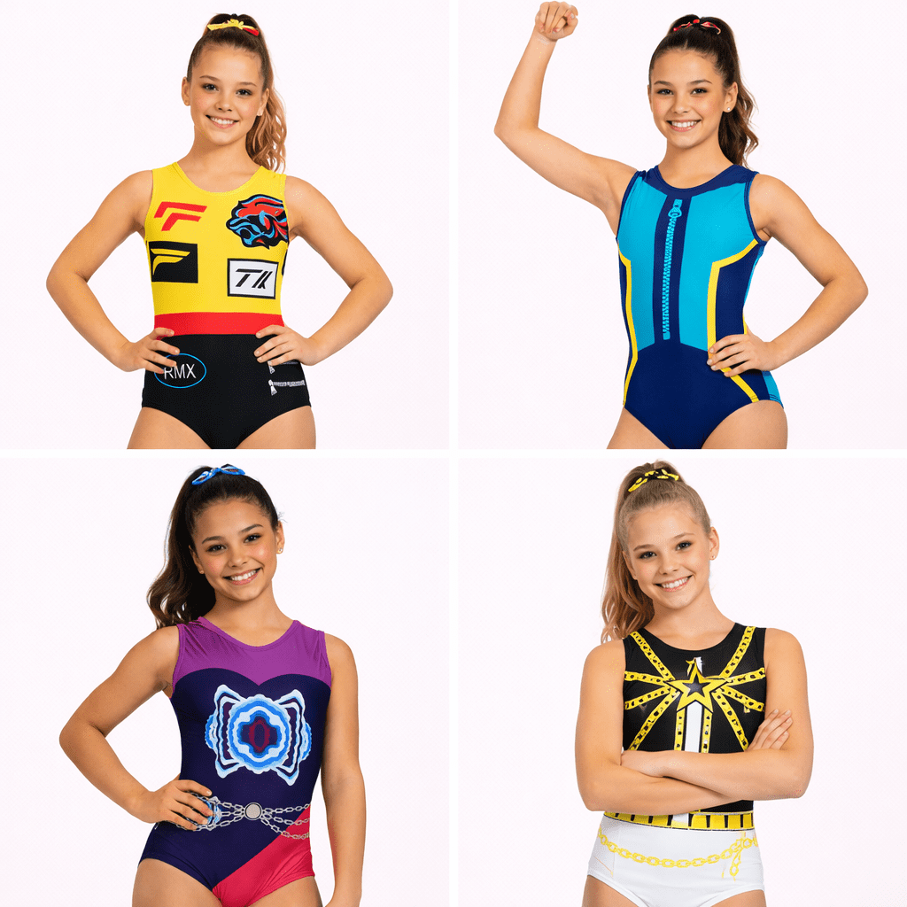 K-Pop Demon Hunters Inspired - Girls Gymnastics Leotard - Zoe, Mira Rumi - Image 2