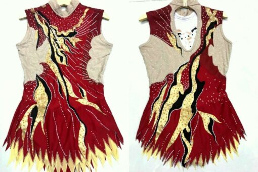 Rhythmic Gymnastics Leotard RG Acro/Ice skating dress Tap Costume Acrobatic - Image 2