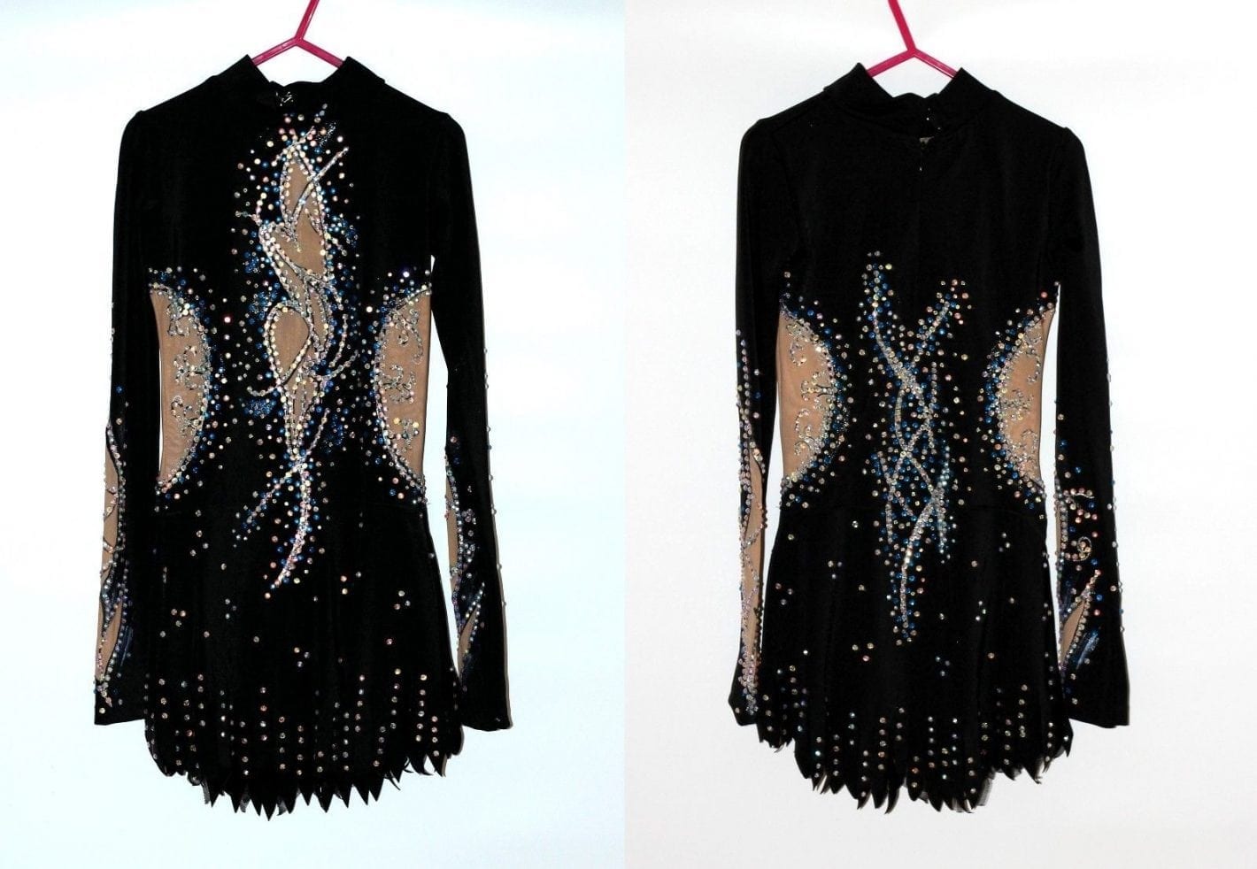 Women Rhinestones Decor Ballet Rhythmic Gymnastics Acrobatics Dance Tumbling Leotard Figure Skating Costume Latin Jazz Dancewear – buy at low prices in the online store