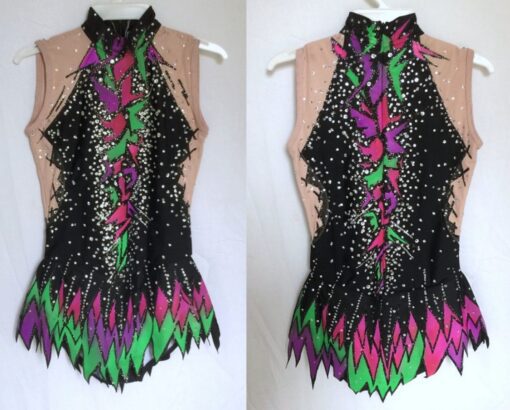 Acro/Rhythmic Gymnastics leotard/Ice skating dress/Tap/Dance costume/Twirling