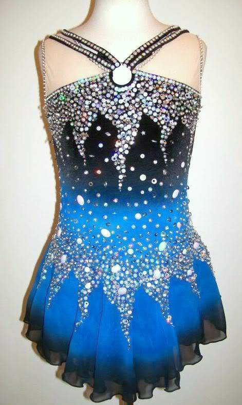 Ice Figure Skating Dress RG Rhythmic Tap/Costume Twirling Competition Girl x381 