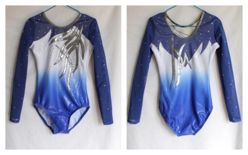 Sombra Girls Long sleeve Ombre Gymnastics Leotard *Reduced from £60 to £25 - Image 4