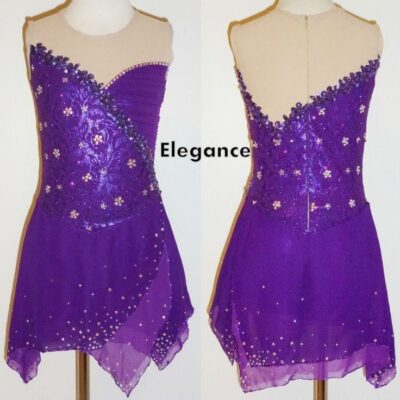 Ice dance Figure skating Dress/Baton Twirling/Tap/Lyrical costume Made to Fit