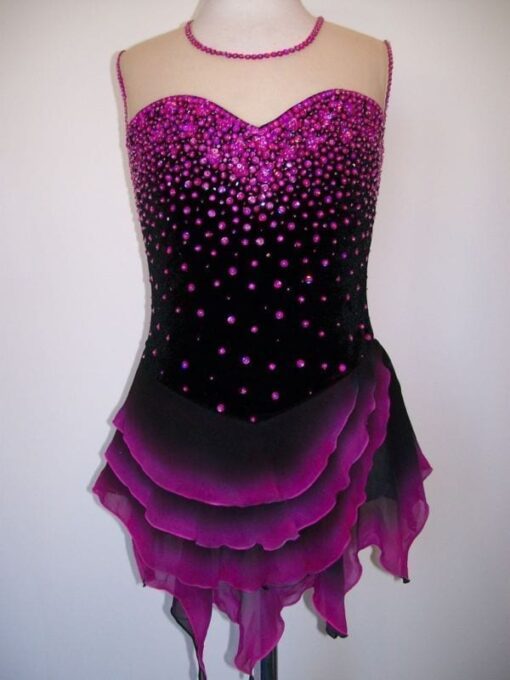 Competition Ice Figure skating dress/Dance/Baton Twirling Costume Made to Fit - Image 5