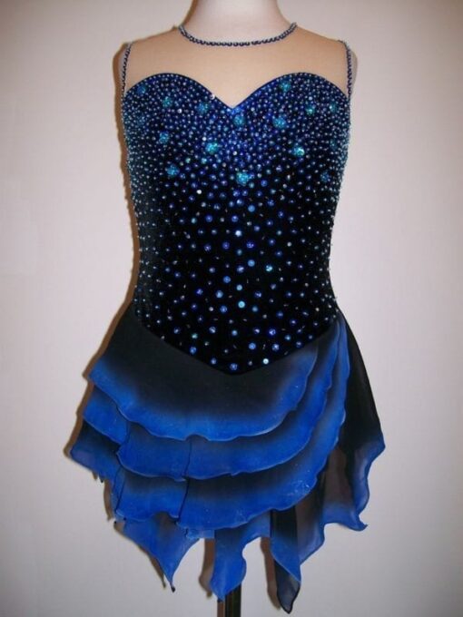 Competition Ice Figure skating dress/Dance/Baton Twirling Costume Made to Fit - Image 3