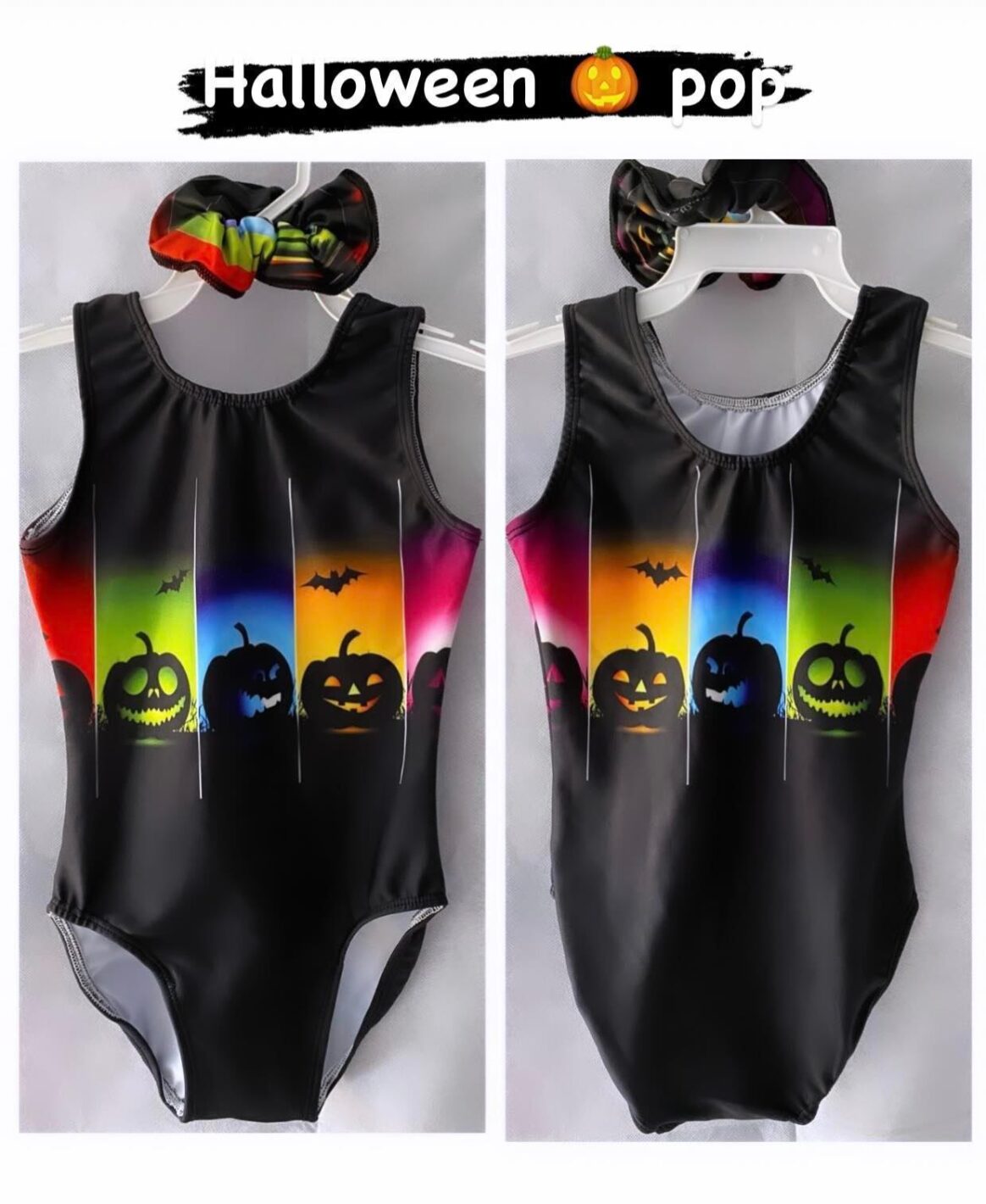 Halloween Leotard - Girls gymnastics - Choose style - Image 11