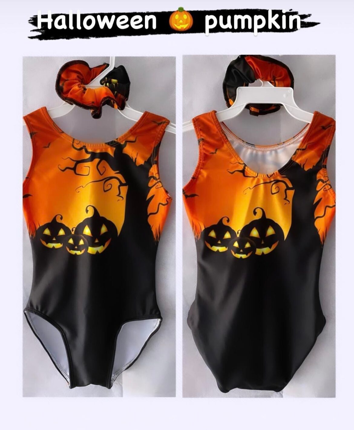 Halloween Leotard - Girls gymnastics - Choose style - Image 3