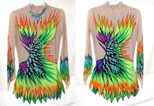 Acro/Rhythmic Gymnastics leotard/Ice skating dress/Tap/Dance costume/Twirling