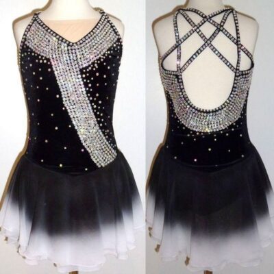 Ice Figure Skating dress/Twirling leotard/Tap/Dance Costume/outfit Made to Fit