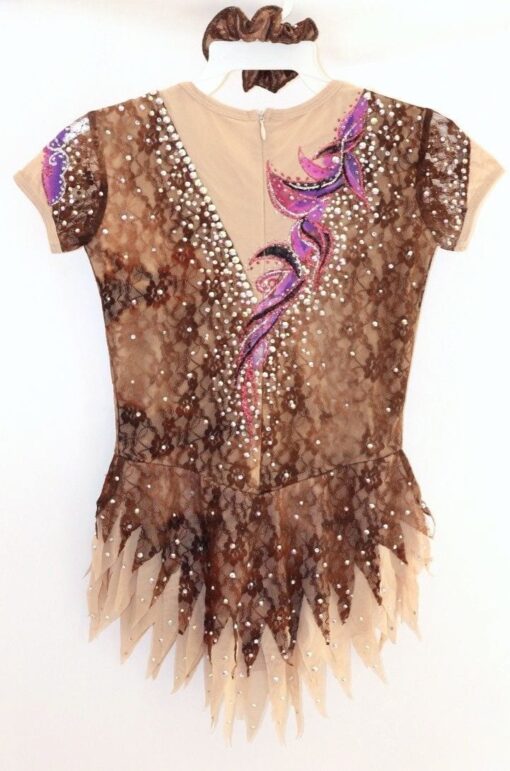Rhythmic Gymnastics Leotard Acro/Ice skating dress Tap Costume Twirling Dance RG - Image 4