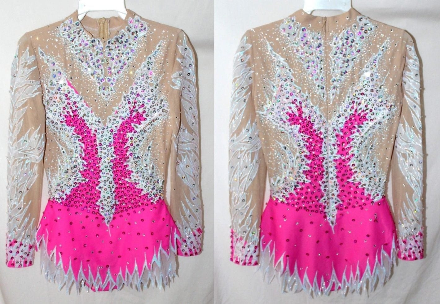 Women's Ballet Gymnastics Leotard – Figure Skating Dress Competition Dance Costume
