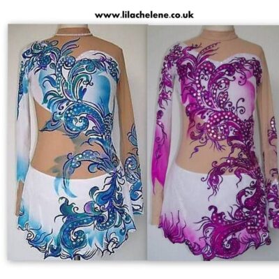 Competition Ice Figure skating dress/Rhythmic gymnastics leotard RG Made to Fit