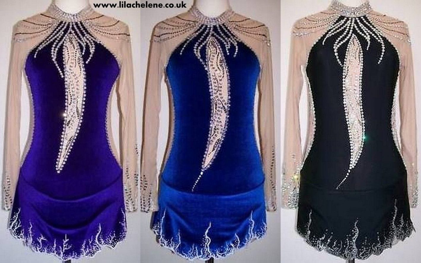 Ice Figure Skating Dress RG Rhythmic Gymnastics Leotard Acro Baton Twirling Tap