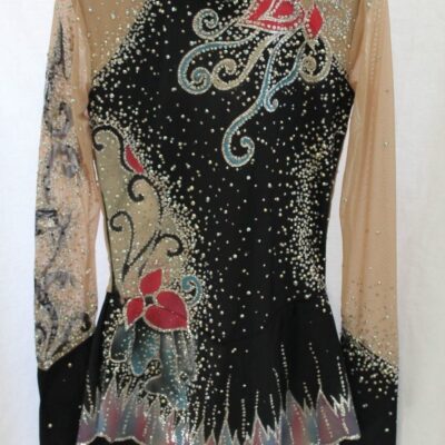 RG RSG Rhythmic Gymnastics leotard Acro/Aerial Baton Twirling Ice skating Dress