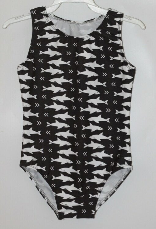 Shark Boys Gymnastics Leotard - Shorts also available - Image 3