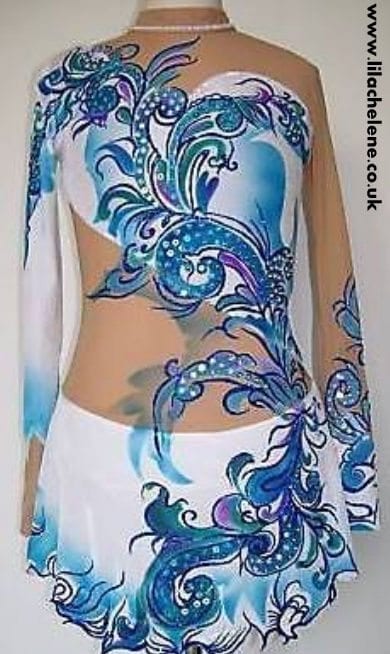 Competition Ice Figure skating dress/Rhythmic gymnastics leotard RG Made to Fit - Image 3