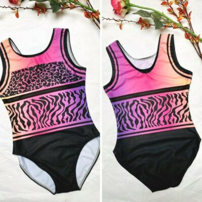 Wild Girls lycra gymnastics leotard