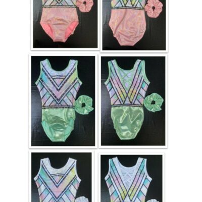 Cantik Girls Gymnastics leotard Mystique with Crystals