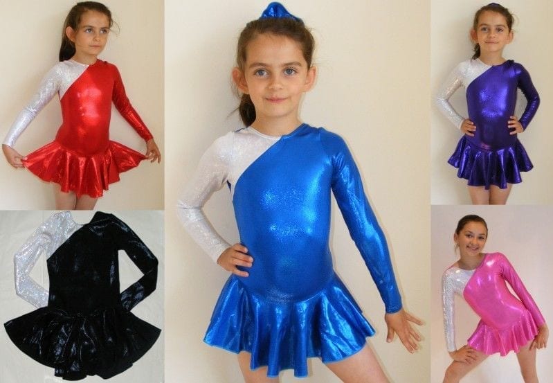 All Sizes/Colours Skating dress/Skirted-Leotard/Twirling Age 5/6/7/8/9/10/11/12