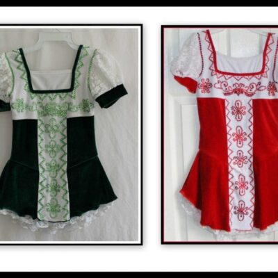 Ice Skating Dress Russian/Norwegian Twirling Dance costume/Tap Leotard Made2fit