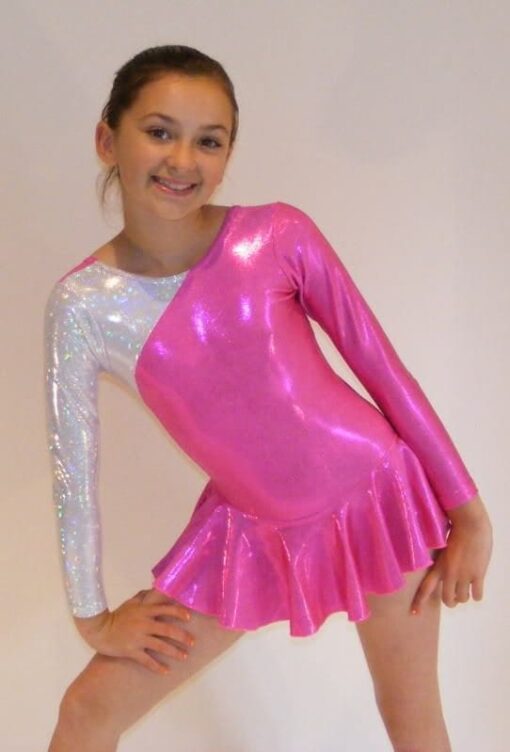 All Sizes/Colours Skating dress/Skirted-Leotard/Twirling Age 5/6/7/8/9/10/11/12 - Image 3