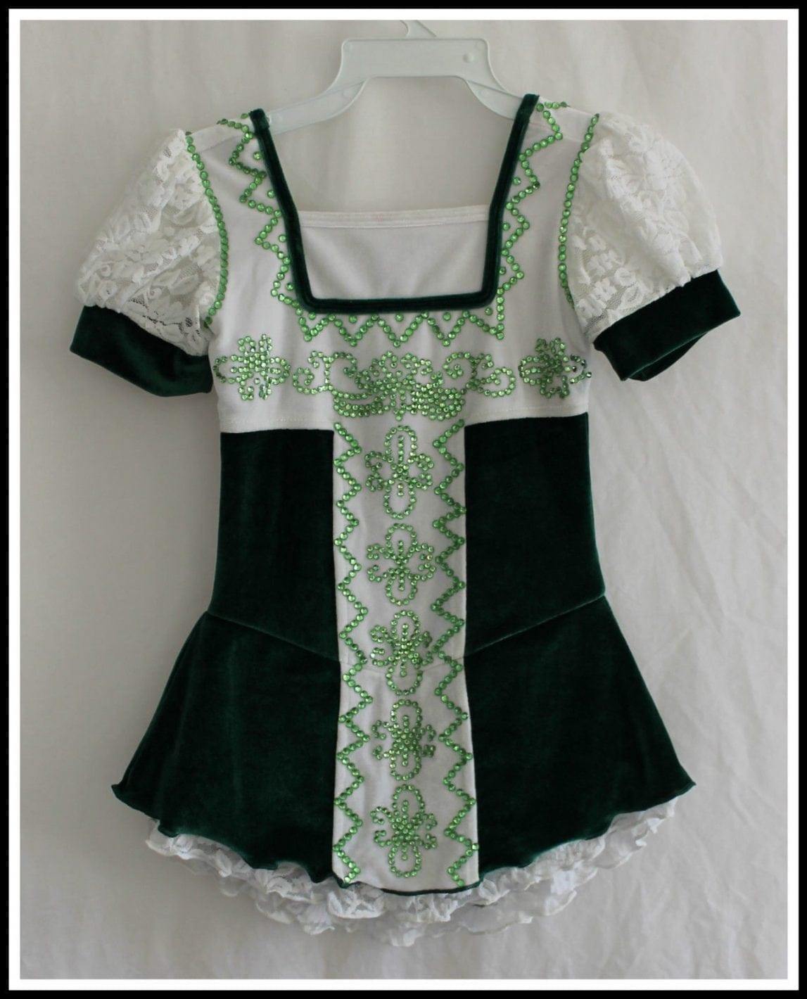 Ice Skating Dress Russian/Norwegian Twirling Dance costume/Tap Leotard Made2fit - Image 3