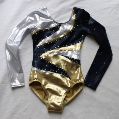 Eclipse Competition girls gymnastics Leotard with Crystals