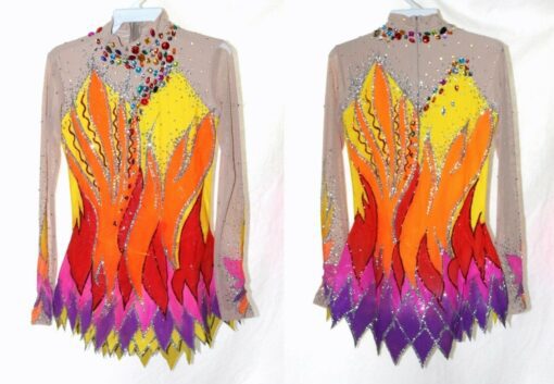 Rhythmic Gymnastics Leotard RG Acro/Ice skating dress Tap Costume Acrobatic - Image 2