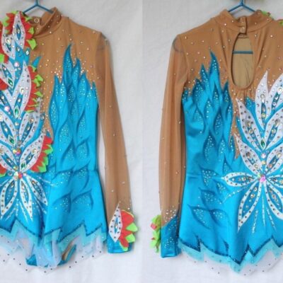 Acro/Rhythmic Gymnastics leotard/Ice skating dress/Tap/Dance costume/Twirling