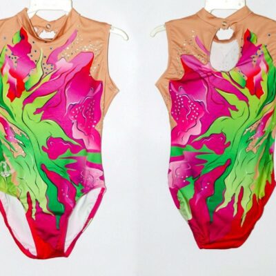 Fiesta Acro Acrobatic Aerobics Girls Gymnastics Leotard