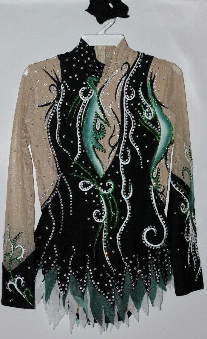 Rhythmic Gymnastics Leotard Acro/Ice skating dress Tap Costume Twirling Dance RG - Image 4