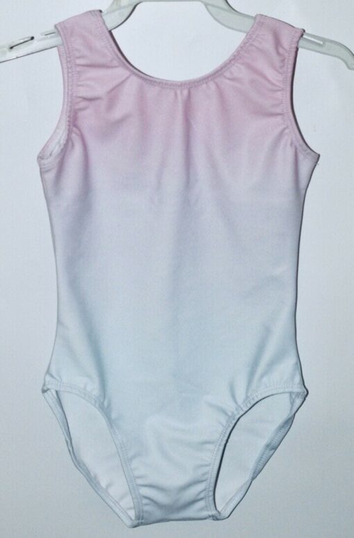 Daydream Girls gymnastics/dance leotard Baby Pink & Blue - Image 3