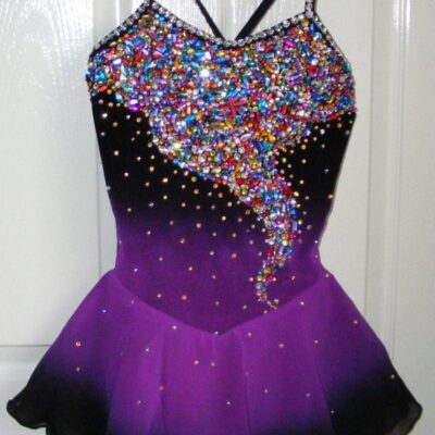 Figure Ice skating dress/Baton Twirling leotard/Tap/Dance Costume Made to Fit
